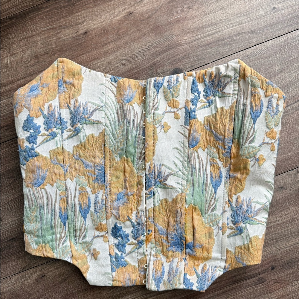 Floral Corset Top - Multicolor